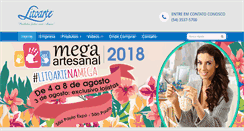 Desktop Screenshot of litoarte.com.br